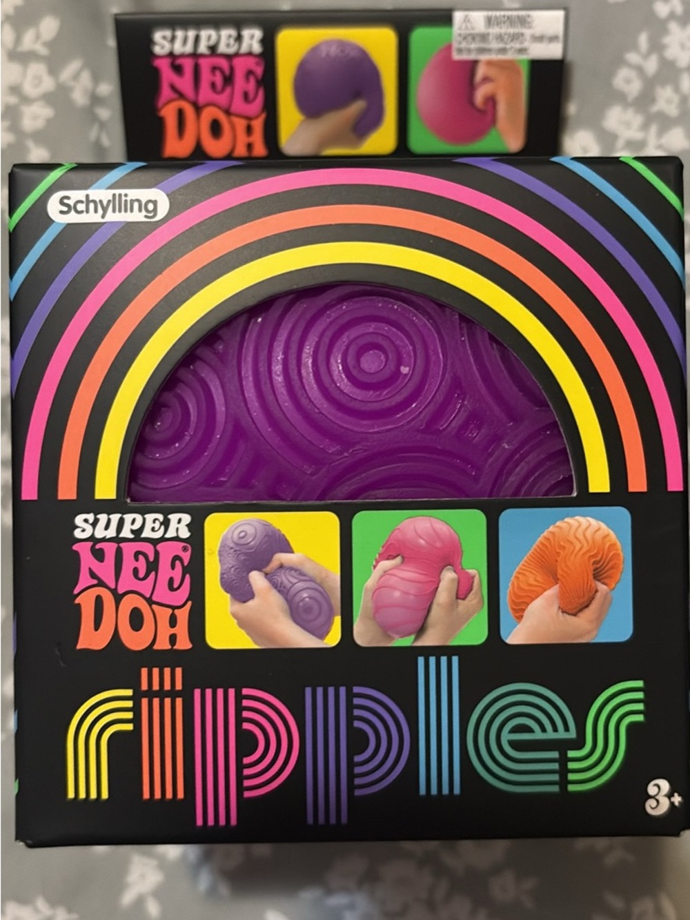 Super Nee Doh Rippies Purple Kids Toy by